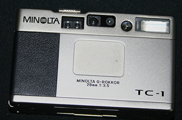 G-ROKKOR 28mm 1:3.5 TC-1 ケース付の画像
