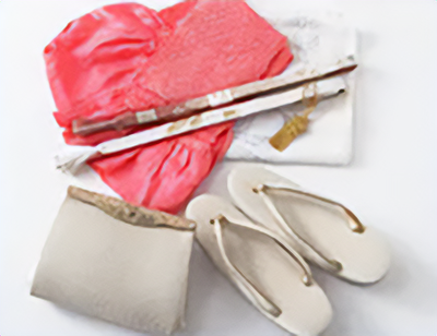 古い着物や小物の写真