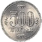 写真：500円硬貨