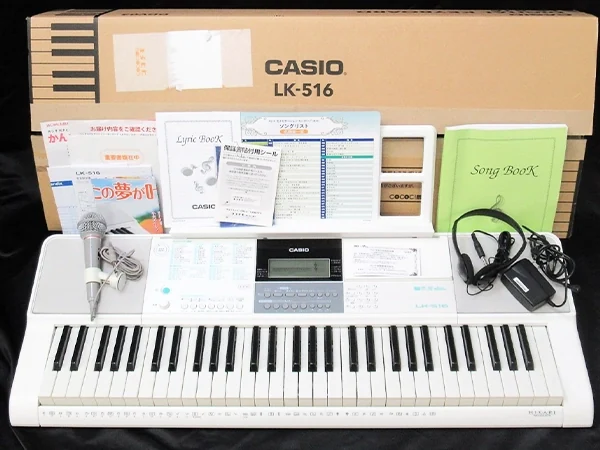 カシオ LK-516 光ナビゲーション 大人楽らく キーボード 電子ピアノ 230曲収録 箱付