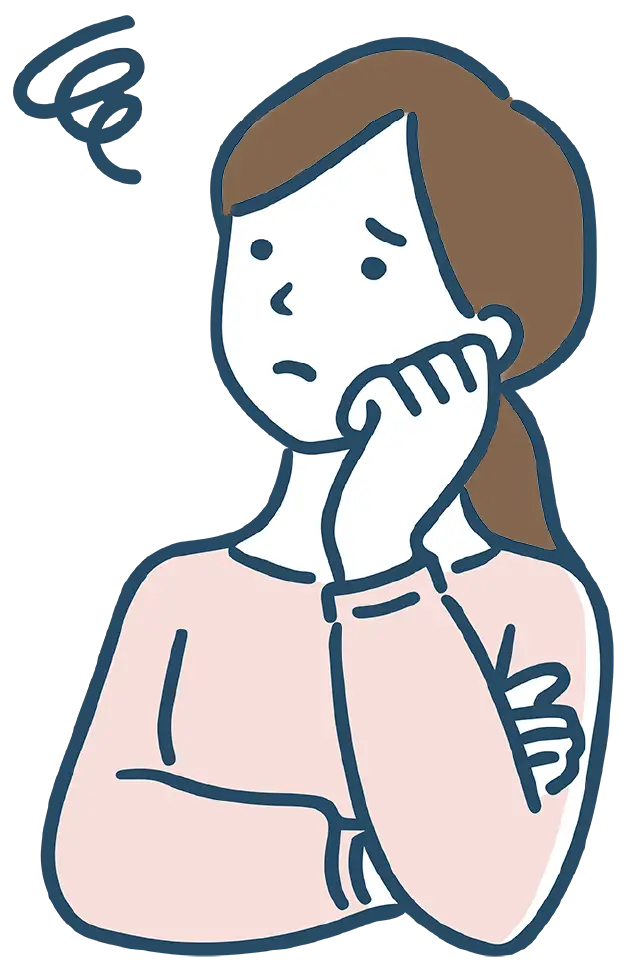 悩んでいる女性