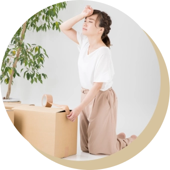 困っている女性